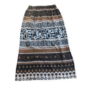 Tribal maxi skirt size small